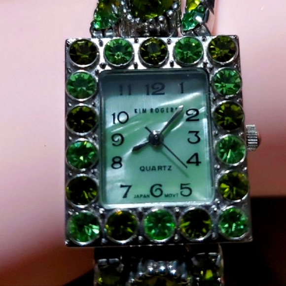 NWT Womens Kim Rogers Rhinestone Watch - Picture 3 of 4